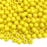 LIMAOLLY 300 Pcs Acrylic Round Pastel Beads Candy Color Plastic Spacer Beads for DIY Necklace Bracelet Earring Jewelry Making (Y