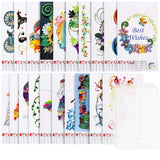 Rancco 20 Pcs Quilling Paper Stencils + 10 Pcs PVC Sheets, A4 Quilling Art Template Paper Filigree Pattern Origami Template, Wal