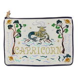 Catstudio Astrology Zipper Pouch, Capricorn Zodiac Sign, Celebrate December & January Birthdays with Travel Toiletry Bag, Ideal 