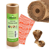 12Inch x 1200Inch Honeycomb Moving Packing Paper Sheets Sustainable Alternative to Bubble Cushioning Wrap for Shipping Box Prote