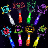 Halloween Party Favors 40PCS Light up Halloween Toys in Bulk Finger Light for Kids Halloween Goodie Bag Fillers Basket Stuffers 