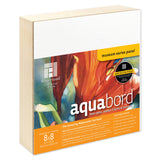 Ampersand Art Supply Watercolor Painting Panel: Museum Series Aquabord, 11/2 Inch Cradled Profile, 8 x 8