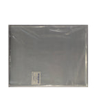 100 - 12 x 15 Poly Clear Plastic T-Shirt / Apparel Bags 1 Mil 2 Back Flap Lock