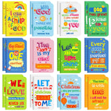 Gueevin 24 Pack Mini Christian Notepads for Kids, Bible Verse Notebooks
