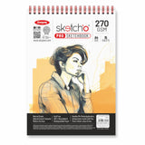 Anupam SketchO Sketchbook| Durable Acid Free Drawing Paper | ProfessionalGrade Sheets | Top SpiralBound Sketchpad for Artists