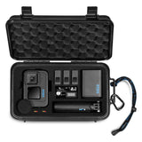 Lekufee Travel Waterproof Hard Case for Gopro Hero 13/12 / 11/10 / 9, Hero 4K, LIT Hero, Media Mod, and Other Accessories(Case &