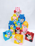 GOLD LEAF Wood Pen Stand With Photo Frame For Kids Attractive Designer Product Return Gift Birthday Gifts (Set of 12)