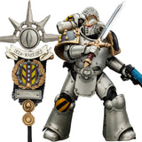 BEERISE JOYTOY 1/18 Action Figures - Warhammer The Horus Heresy Iron Warriors Command Squad Chosen with Legion Standard - 5,High