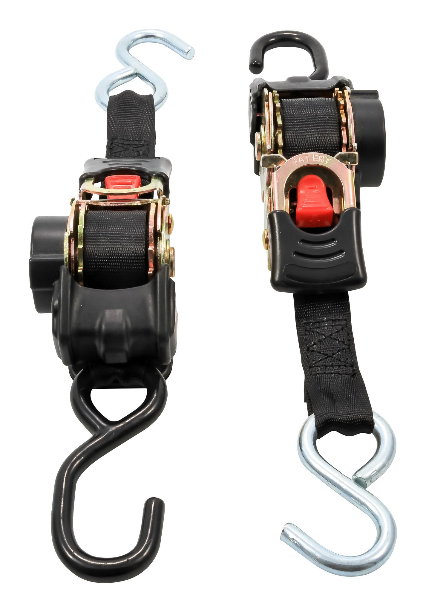 Camco Tie Down Straps 1 Width Retractable 6 Dual Hooks