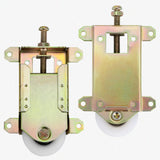 Sliding Mirror Door Rollers Replacement, Fits Prime-Line N 6870, for Wood Framed Sliding Mirror Doors, 2-1/2 Vertical H.C., 1-1/