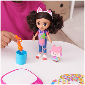 Gabbys Dollhouse, Gabby Deluxe Craft Dolls And Accessories With Water Pad And Water Brush Pen, Kids Toys For Girls And Boys Ages
