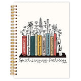Qabliqo Speech Language Pathologist Spiral Notebook 5.5x8.3, SLP Speech Therapist Gifts Journal for Writing, Mental Health Noteb