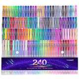 Gel Pens,Tanmit Gel Pens Set, 120 Colored Gel Pen plus 120 Refills for Adults Coloring Books, Drawing, Art Projects (No Duplicat