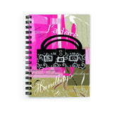 Plan To Gift Notebook For Students Girl Bag Notebook Wire Bound Spiral Printed Pages:160 (Size A5)