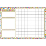 Ashley Productions ASH91040 Smart Poly Chart, Confetti Hundred Squares, Polypropylene (PP), 13 x 19