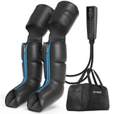 FIT KING Rechargeable Leg and Foot Massager - Cordless Air Compression Full Leg Boots Massager for Circulation and Recovery - Pr