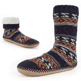Cozylook Mens Slippers Indoor Soft Sole Warm Fleece Lined Slipper Socks for Men Size 12-13