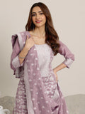 Libas Women'S Chanderi Silk Kurta Sets (99061O_Mauve_M)