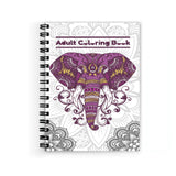 Plan To Gift Elephant Mandala Spiral Wiro Unruled Blank Pages Notebook Diary Journal Drawing Book SizeA5(6X9 Inches) (Elephant 