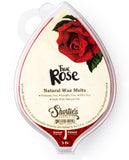 Shortie's Candle Company True Rose Soy Wax Melts - Natural - Made with 100% Soy and Essential Fragrance Oils - Phthalate & Paraf