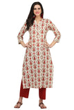 Gosriki Women'S Cotton Kurta (Kur190013-L_Large_White),white,,B07QFHG8PD