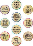 TRAVEL MAP POSITIVE SAYING ACCENTS