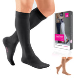 mediven plus for men & women, 2030 mmHg, Calf High Compression Stocking, Closed Toe, Black, IIIPetite