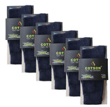 Cotson Organic Cotton And Odourfree MenS Formal Socks Pack Of 6 (Navy)