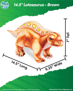 Real Planet 14.5 Dinosaur Plush Toy - Little Boy Dinosaur Toys, Dinosaur Stuffed Animals, Dino Plushie, Baby Stuffed Dinosaur,
