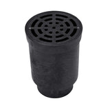 NDS FWSD69 6Inch Round Surface Drain Inlet with Plastic Grate for Flo Stormwater Dry Well System, Pack of 1, Black
