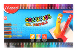 Maped ColorPeps Oil Pastel Set Pack of 52 (Multicolor)