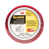 3M TALC Scotch Security Message Box Sealing Tape 3779, 72 mm x 100 m, Individually Wrapped Conveniently Packaged