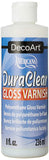 DecoArt DS19-9 American DuraClear Varnishes, 8-Ounce, DuraClear Gloss Varnish