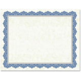 GEO47849 Geographics Drama Blue Border Blank Certificates