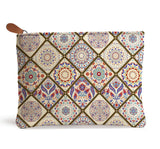 Paper Plane Design Multipurpose Canvas Travel Pouch For Girls, Womens Versa Pouch: The Ultimate Travel Companion For Women (9 In