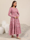 Libas Women'S Cotton Kurta Set (400501_Mauve_Xl)