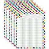 Colorful Paw Prints Incentive Chart, Pack of 6