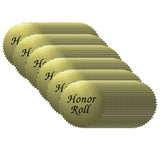 Gold 2 Honor Roll Sticker, 50 Per Pack, 6 Packs