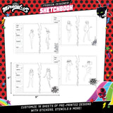 Miraculous Fashion Designer Sketchbook - Superhero Sketchbook for Kids Ages 6 & Up Ladybug Coloring Book