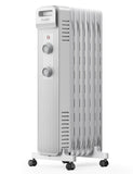 Pelonis Oil Filled Radiator Heater, 1500W Quiet Warmth Radiant Heater, 3 Heating Modes, Overheat & Tip-Over Protection, Adjustab