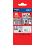 Brother Genuine PTouch TZES961 Tape11/2 (1.4) Wide ExtraStrength Adhesive Laminated Tape,Black on Matte Silver Laminated f
