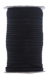 Mandala Crafts 55 Yards 1/4 Inch Black Double Fold Bias Tape for Sewing - Bias Binding Tape for Quilting Binding, Hemming, Seam,
