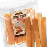 Gootoe Turkey Tendon Dog Treats, Sliced (M) 1 lb, 100% USA-Sourced Turkey, Natural Snack, Premium Puppy Chews, Hypoallergenic, R