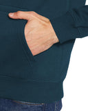 Adro Men'S Cotton Neck Hooded Sweatshirt (H20-M-Byo-Sb_Teal_M)