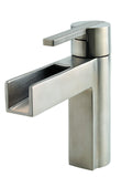 Pfister LF042VGKK Vega Single Control 4 Inch Centerset Bathroom Faucet in Brushed Nickel, Water-Efficient Model