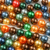 CYEENUT 100pcs Color Pearl Beads Chunk Bubblegum Bead 20mm Acrylic Pen Ball Beads for Pen Bag Jewelry Making Necklace Bracelet(B