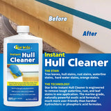 Star Brite Instant Hull Cleaner - Clean Stains & Scum Lines On Boat Hulls Easily & Effortlessly - 32 Oz (081732Ss)