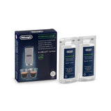 DeLonghi EcoDecalk Descaler Eco-Friendly Universal Descaling Solution for Coffee & Espresso Machines 2-Pack (1 use per pack)-New