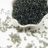 Gray Glass Seed Beads 5000 Pcs, 3mm Small Craft Pony Beads Bulk for Bracelets, DIY Necklace Ring Waist Chain