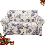 hyha Couch Cover, Loveseat Covers, Floral Pattern, Stretch, Printed, 3 Pieces, Sofa Slipcovers, for 2 Separate Cushion Couch Sof